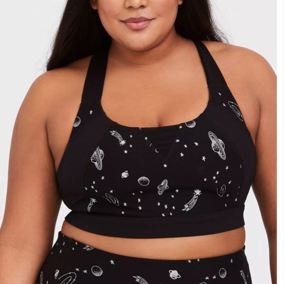 torrid Other - Torrid Low-Impact Wireless Cross Back Active Sports Bra Sz 2 Space Jam